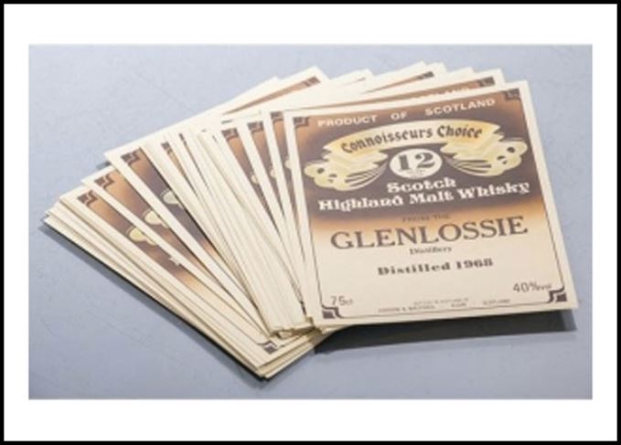 In the wrong hands, whisky labels sold at auction present an opportunity for would-be counterfeiters. Whisky labels