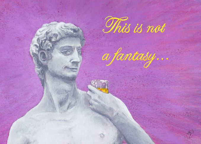 David's dram: But what would Georges Bataille have to say about Compass Box's bottling? (Illustration: Tony Felstead) This is not a fantasy
