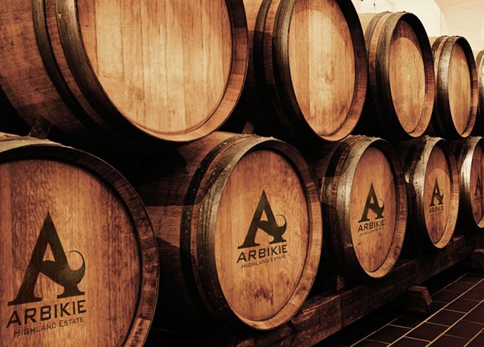 Arbikie and Fine+Rare have made 300 casks available to investors. Casks at the Arbikie distillery