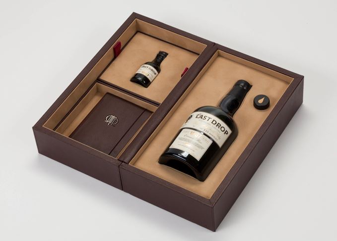Little and large: the package includes a 50ml miniature sample The Last Drop Glen Garioch 1967