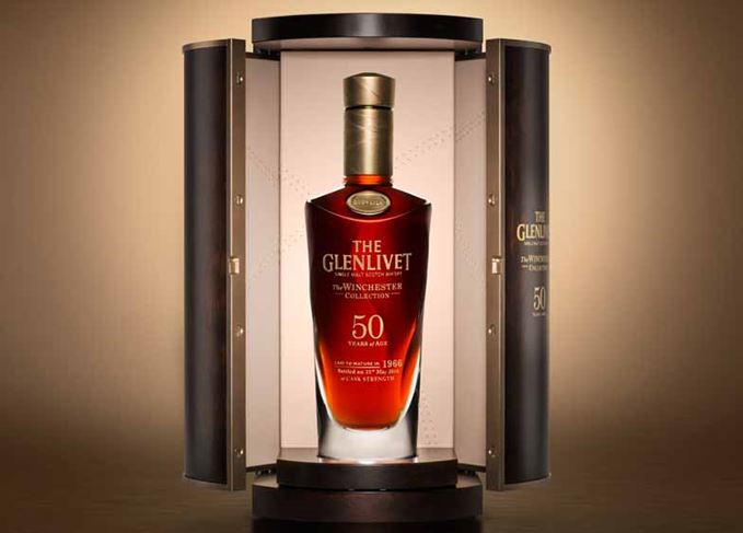 Liquid gold: The Glenlivet Winchester Collection Vintage 1966 will cost US$25,000 The Glenlivet Winchester Collection Vintage 1966