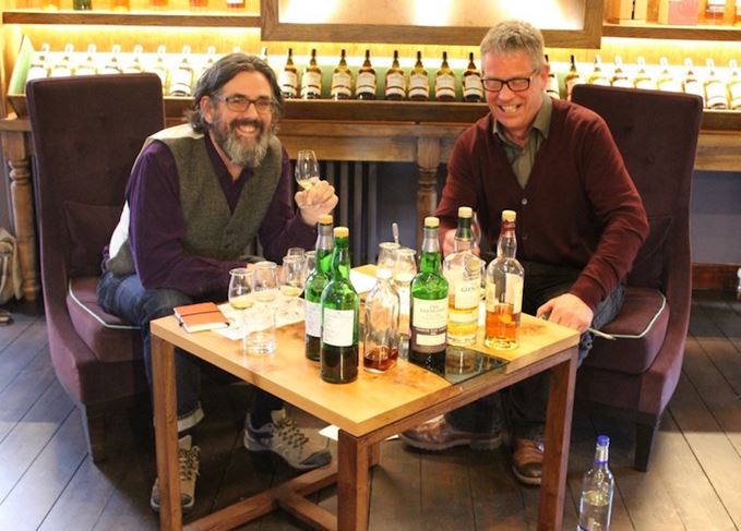 And it's goodnight from me...: Dave Broom and Alan Winchester at full throttle Dave Broom, Alan Winchester