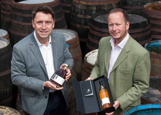 Whisky hybrids: David Moore (left) and Alex Bruce (right) were co-creators of the Glover (photo: Tina Norris) Fusion Whisky Ltd