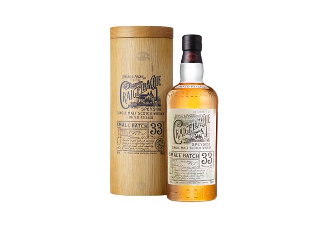 Limited edition: Only 1,700 bottles of Craigellachie 33-year-old will be released globally Craigellachie 33-year-old