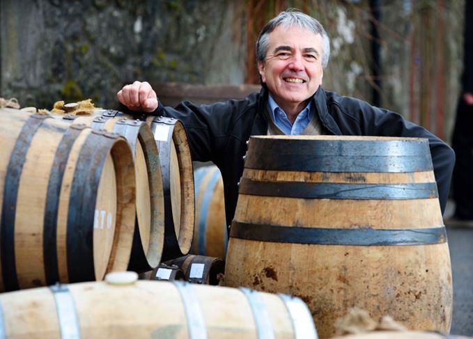 Barrel of laughs: Tony Reeman-Clark has waited three years for Strathearn’s whisky to mature Tony Reeman-Clark Strathearn distillery