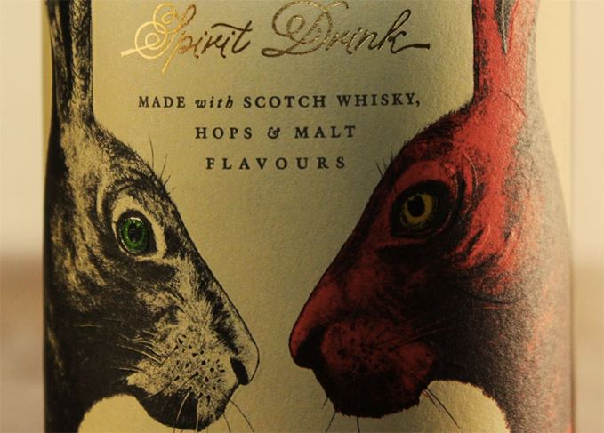 Hopping mad? Will adding hops to Scotch whisky in products like Boxing Hares reignite enough interest in the category for Diageo? Boxing Hares close-up