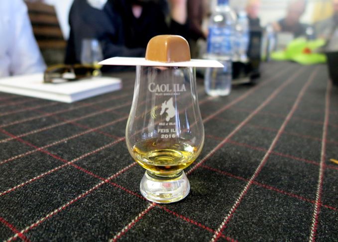 Smoky and sweet: Caol Ila whiskies were matched to a variety of light bites Caol Ila food pairing