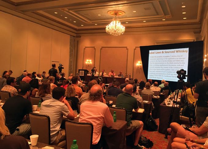 Hitting the source: Fred Minnick's The Audacity of Sourced Whiskey seminar Fred Minnick's The Audacity of Sourced Whiskey seminar