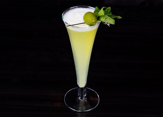 Bastard Sour: Glenfiddich 12, Fino Sherry, pear and absinthe all feature in this spring creation Bastard Sour