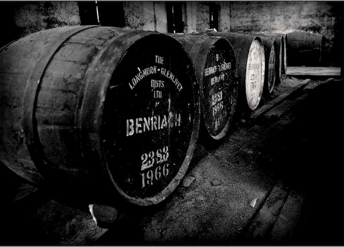 Liquid assets: The value of BenRiach's whisky stocks soared in 2015 Maturing whisky at BenRiach distillery