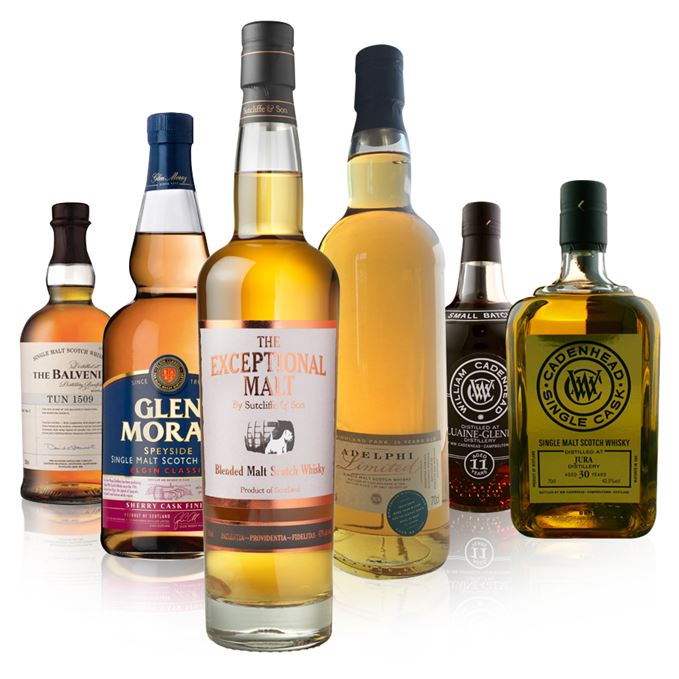 Batch 49: Balvenie Tun 1509, Glen Moray Sherry Cask, Highland Park, Dailuaine and Jura.