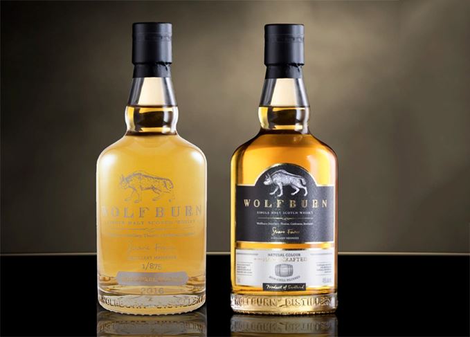Wolfburn distillery's first two drams are being released after just three years' maturation. Wolfburn whisky