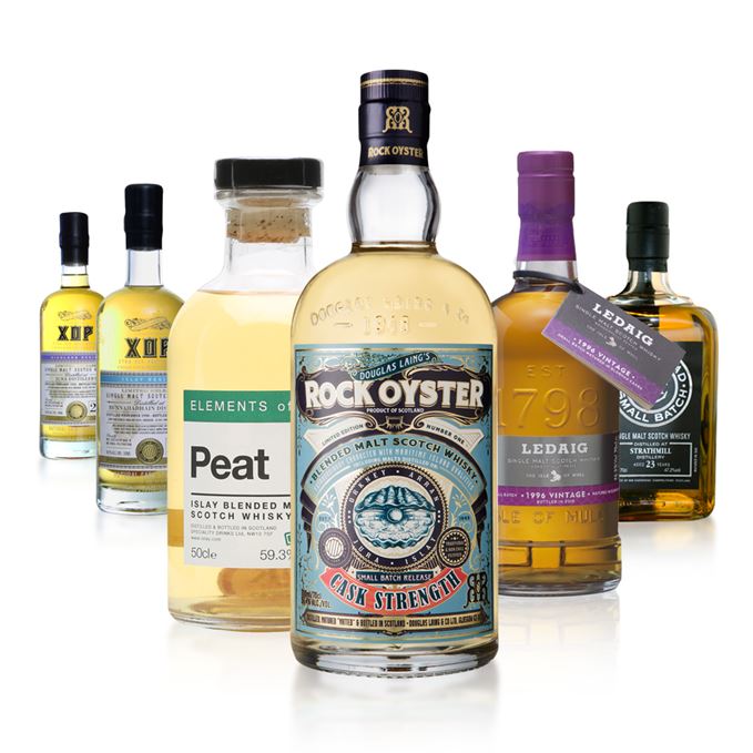 New whiskies include Rock Oyster Cask Strength, Elements of Islay Peat, Ledaig 1996, Strathmill by Cadenhead and two Douglas Laings/
