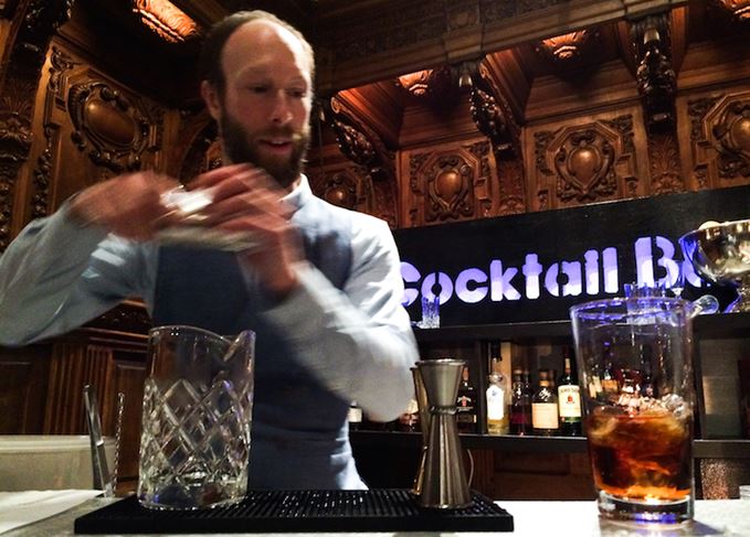 In the mix: a cocktail bar was part of the organised mayhem at Whisky Live Whisky Live cocktail bar