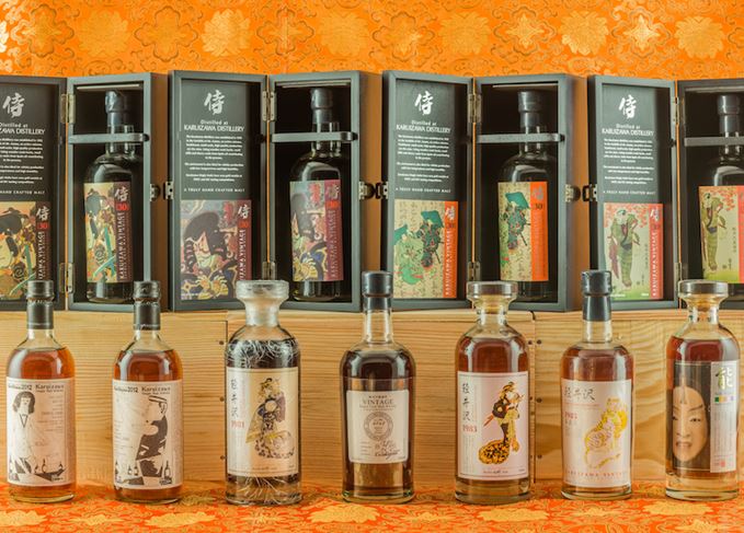 Sought-after: a number of collectible Karuizawas feature in the Acker sale this weekend Karuizawa malts at auction