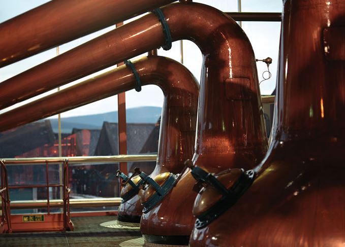 Still rising: Macallan sales grew again last year, despite problems in Taiwan Macallan stillhouse