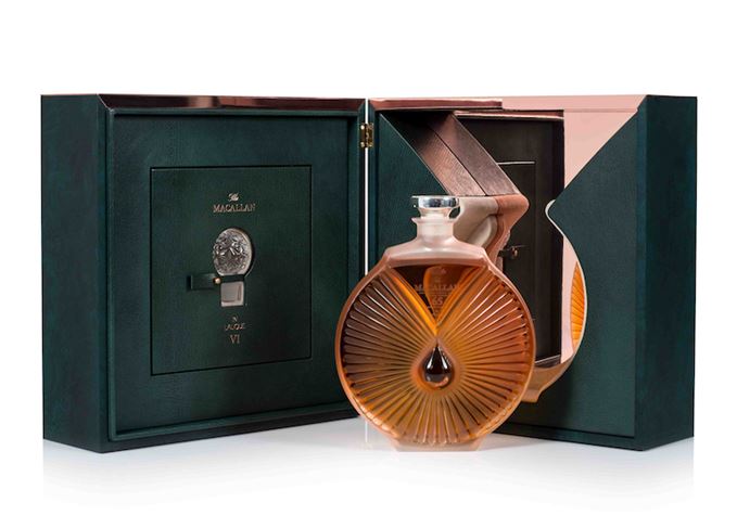 Final instalment: The ‘Peerless Spirit’ decanter will cost £23,500 when it goes on sale in July Macallan Lalique Peerless Spirit decanter